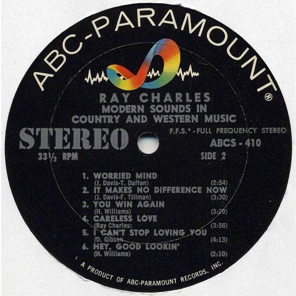 Ray Charles - Modern Sounds In Country And Western Music