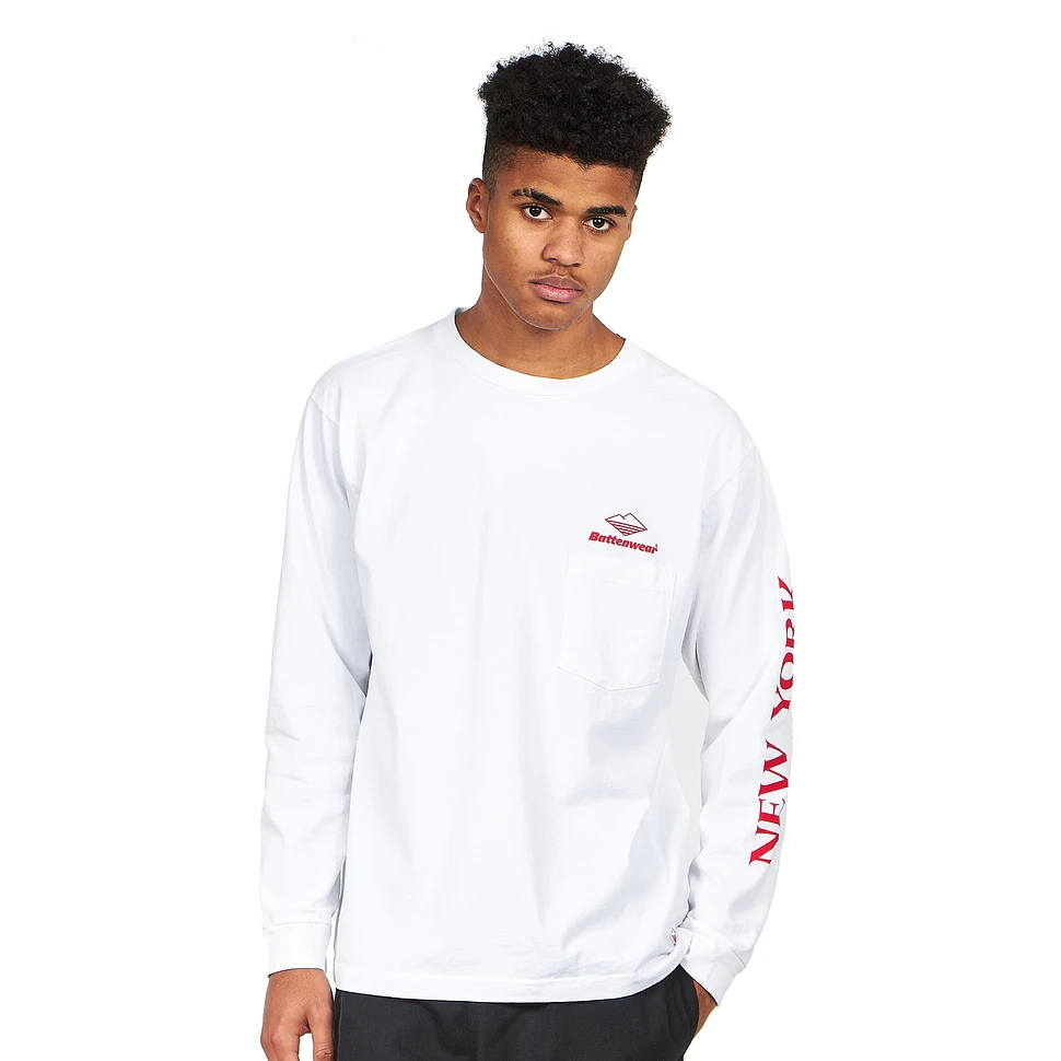 Battenwear - NY L/S Basic Pocket Tee