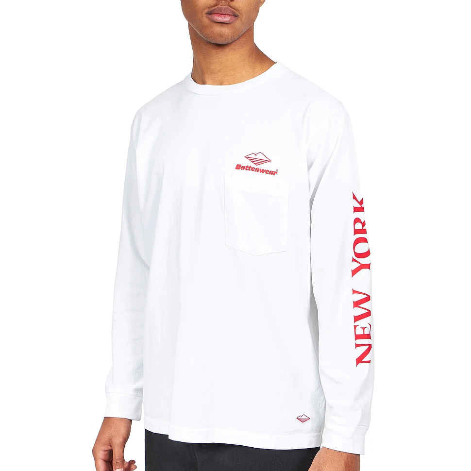 Battenwear - NY L/S Basic Pocket Tee