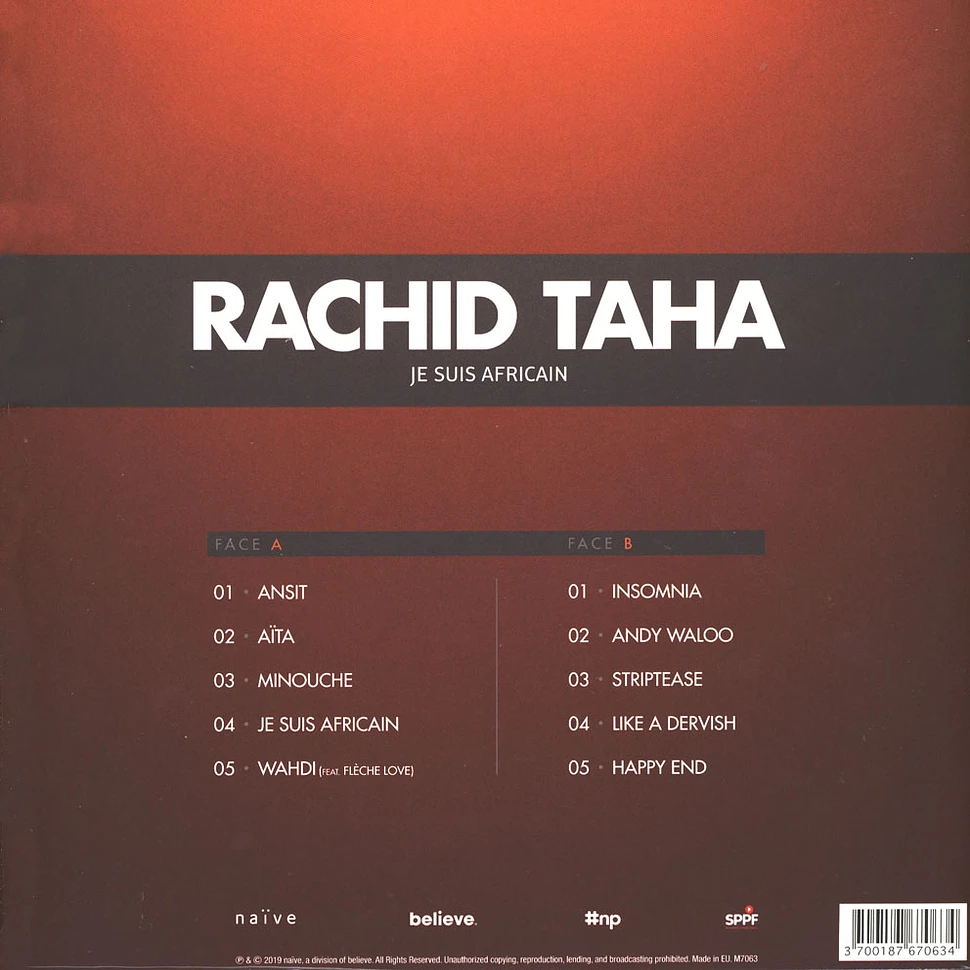 Rachid Taha - Je Suis Africain