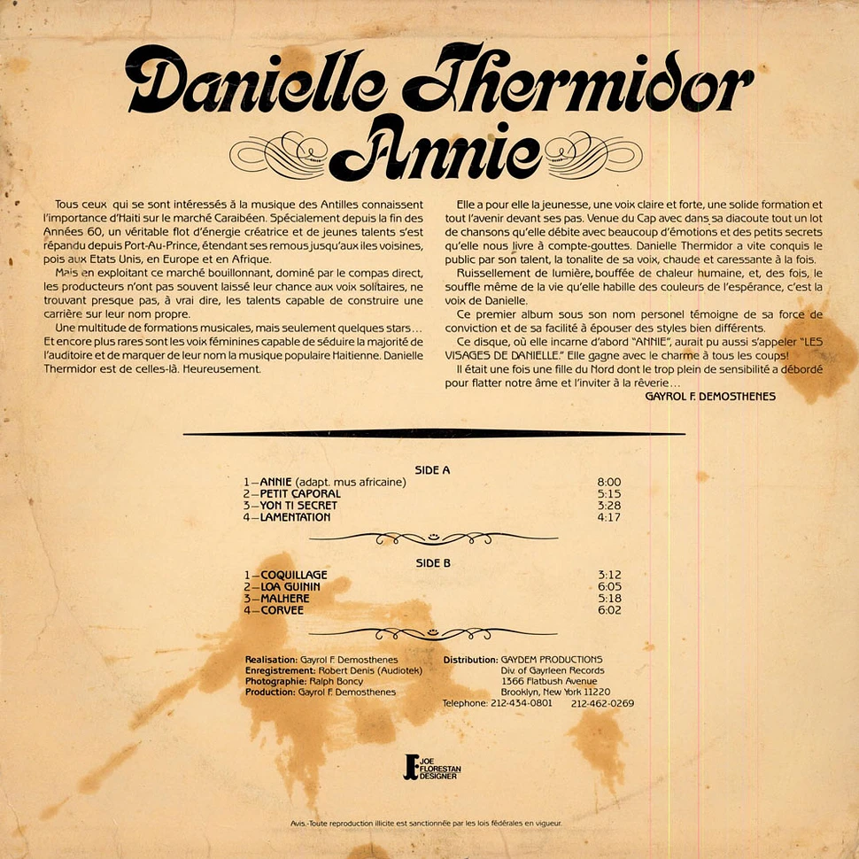 Danielle Thermidor - Annie