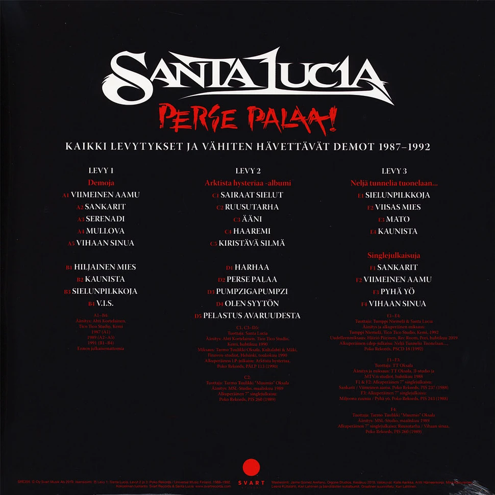 Santa Lucia - Perse Palaa!
