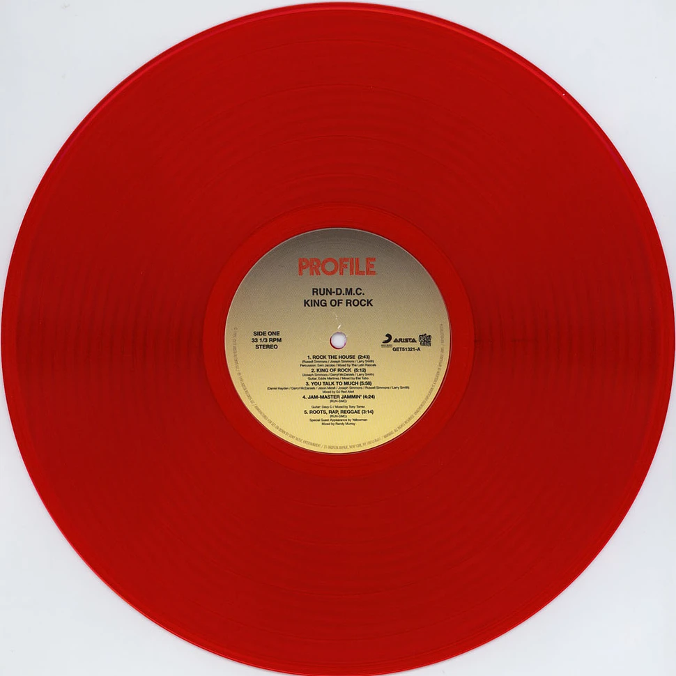 Run DMC - King Of Rock Translucent Red Vinyl Edition