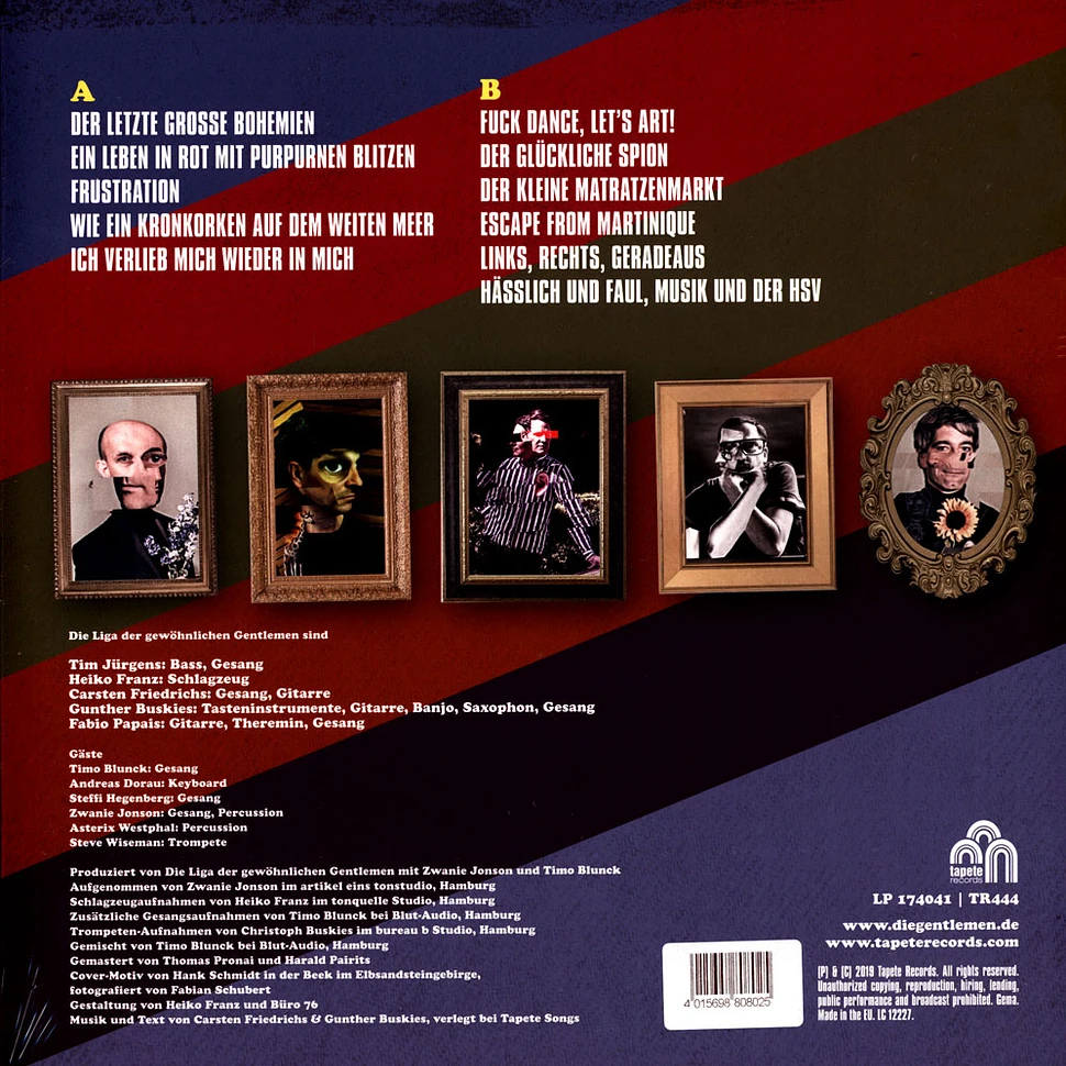 Die Liga Der Gewöhnlichen Gentlemen - Fuck Dance, Let's Art Colored Vinyl Edition