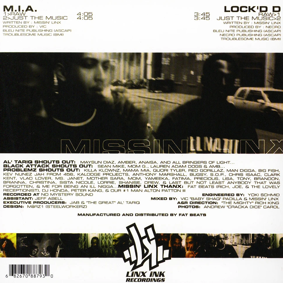 Missin' Linx - M.I.A. / Lock'd