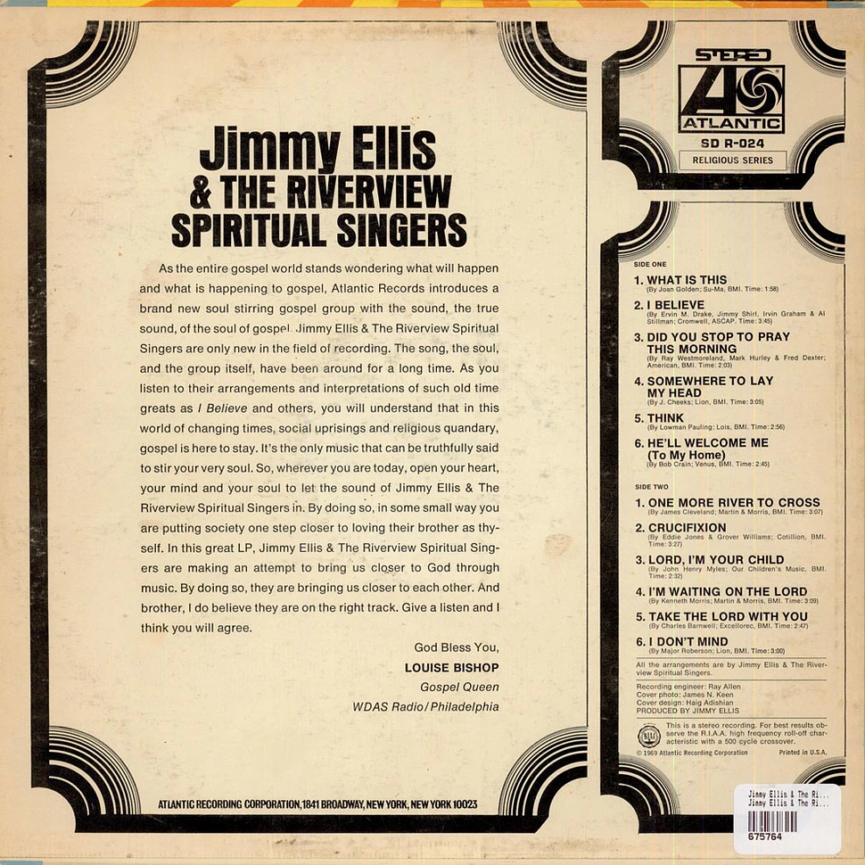 Jimmy Ellis & The Riverview Spiritual Singers - Jimmy Ellis & The Riverview Spiritual Singers