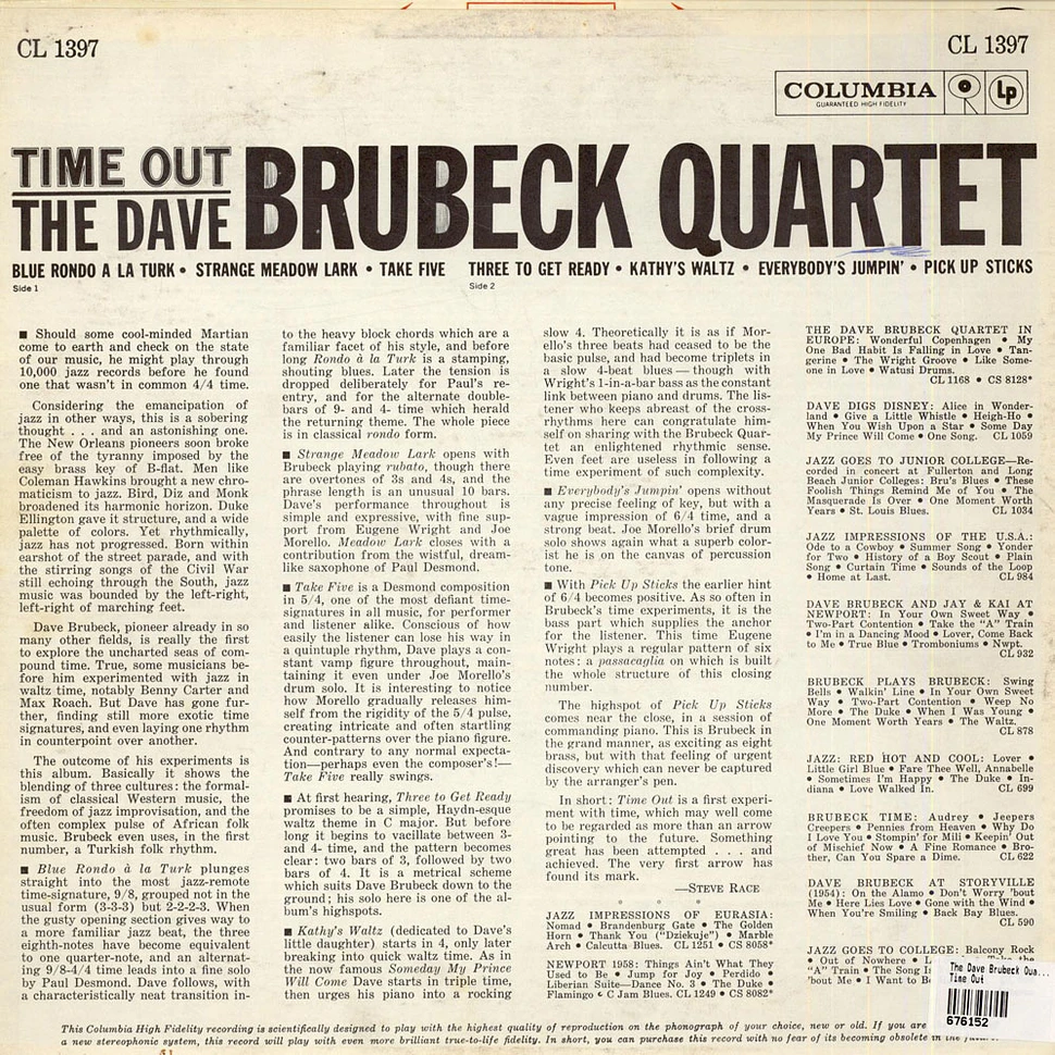 The Dave Brubeck Quartet - Time Out
