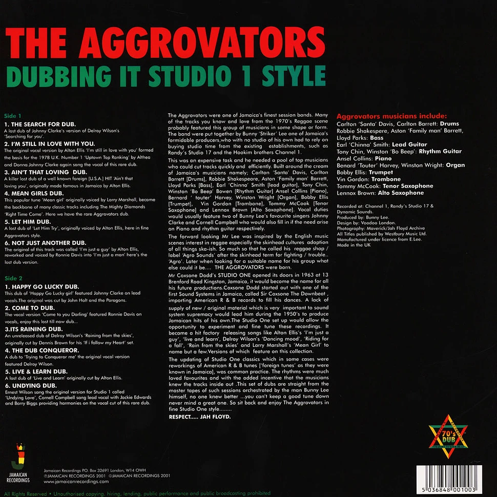 The Aggrovators - Dubbing It Studio 1 Style