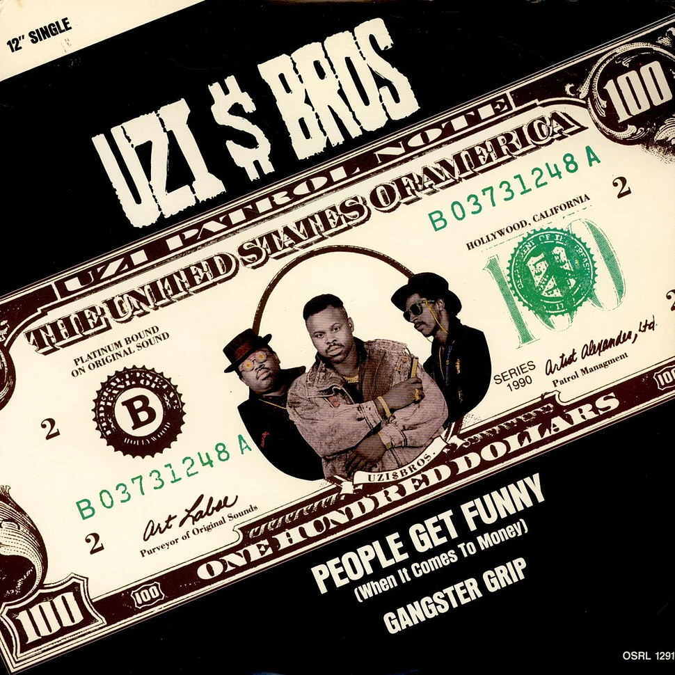 Uzi Bros. - People Get Funny (When It Comes To Money) / Gangster Grip
