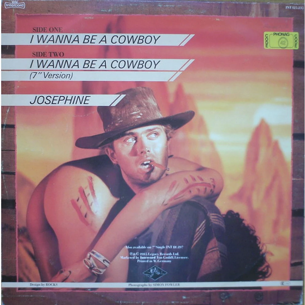 Boys Don't Cry - I Wanna Be A Cowboy