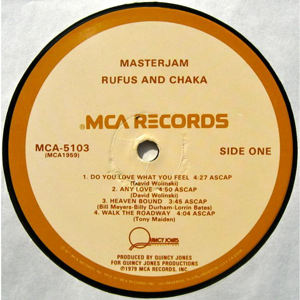 Rufus & Chaka Khan - Masterjam
