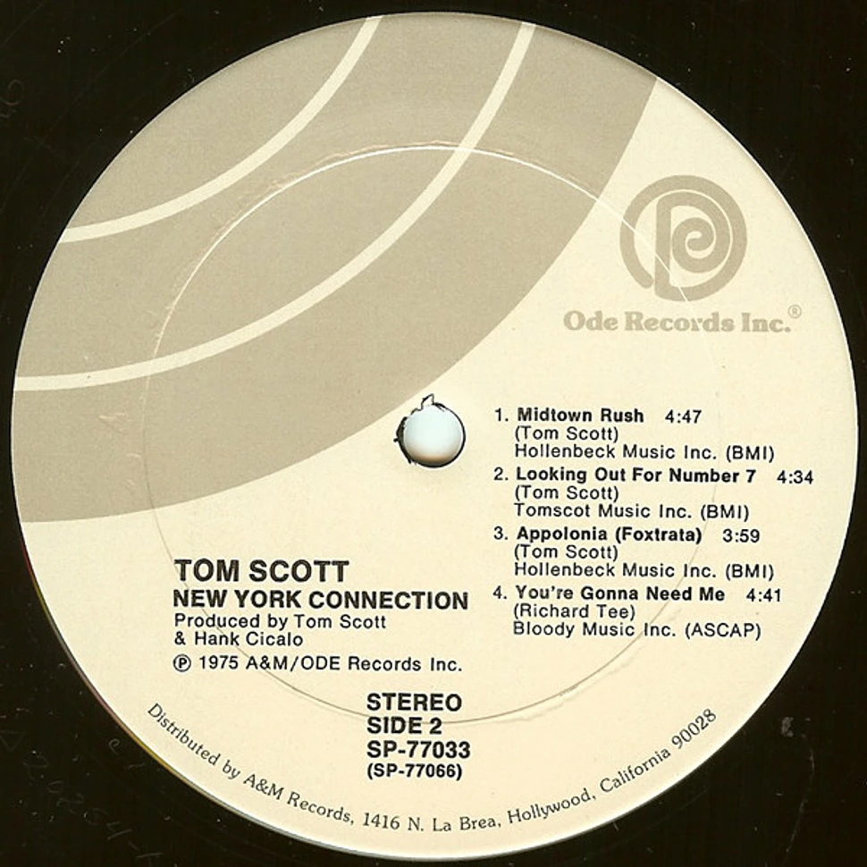 Tom Scott - New York Connection