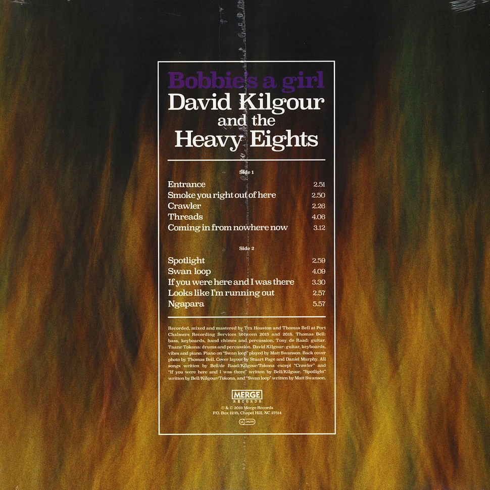 David Kilgour And The Heavy Eights - Bobbie's A Girl Peak Vinyl Edition