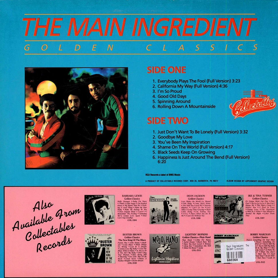 The Main Ingredient - Golden Classics