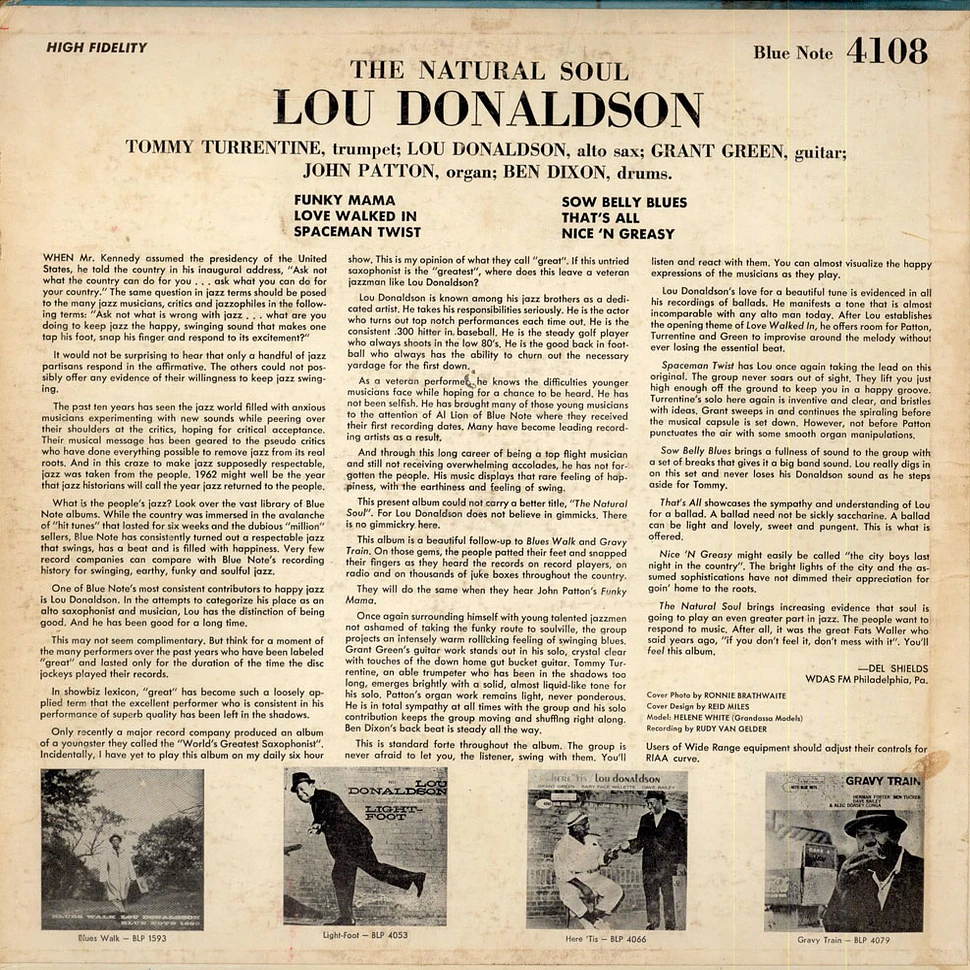 Lou Donaldson - The Natural Soul