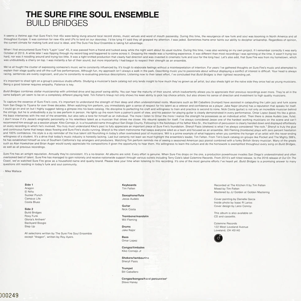 The Sure Fire Soul Ensemble - Build Bridges Coke Bottle Clear Vinyl Edition