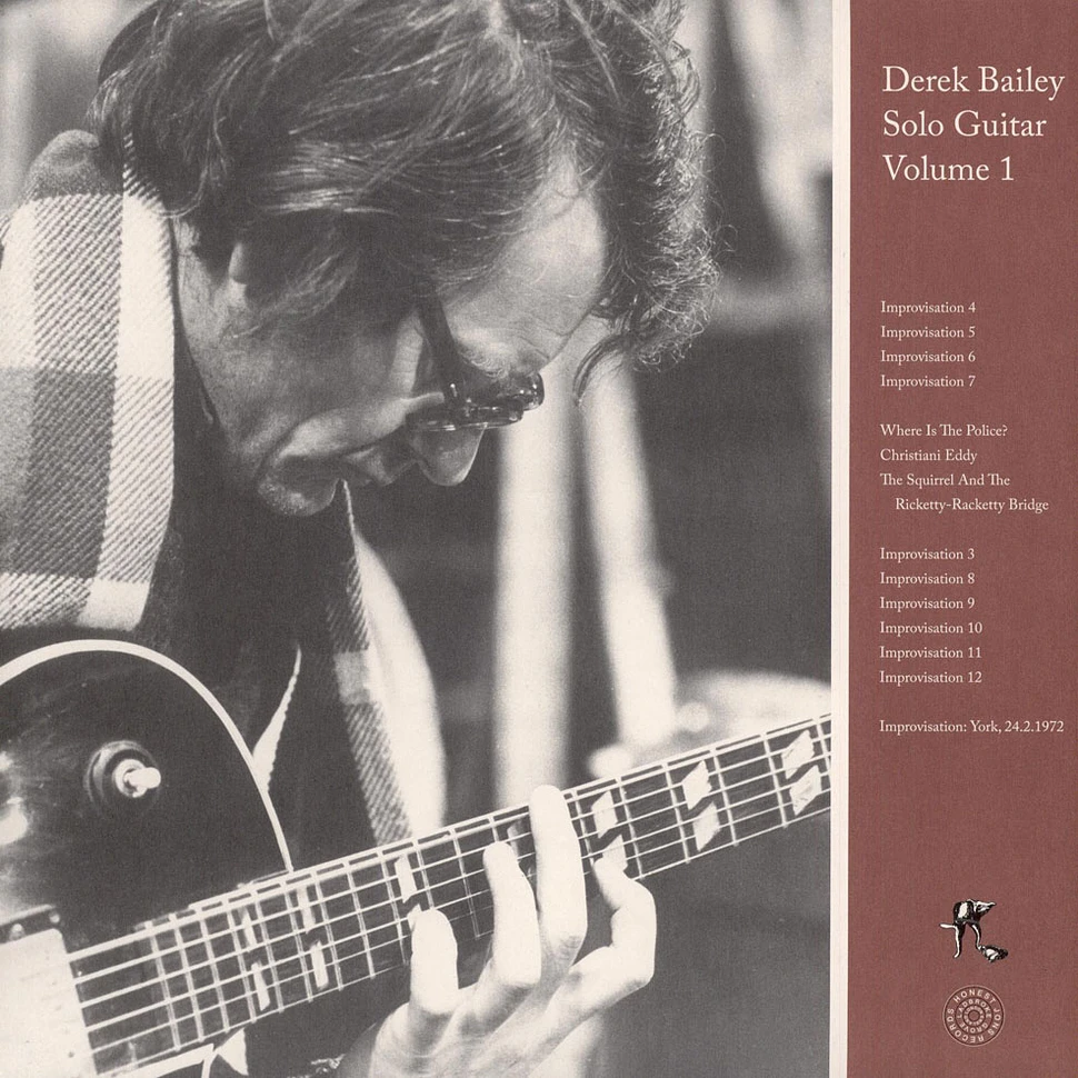 Derek Bailey - Solo Guitar Volume 1