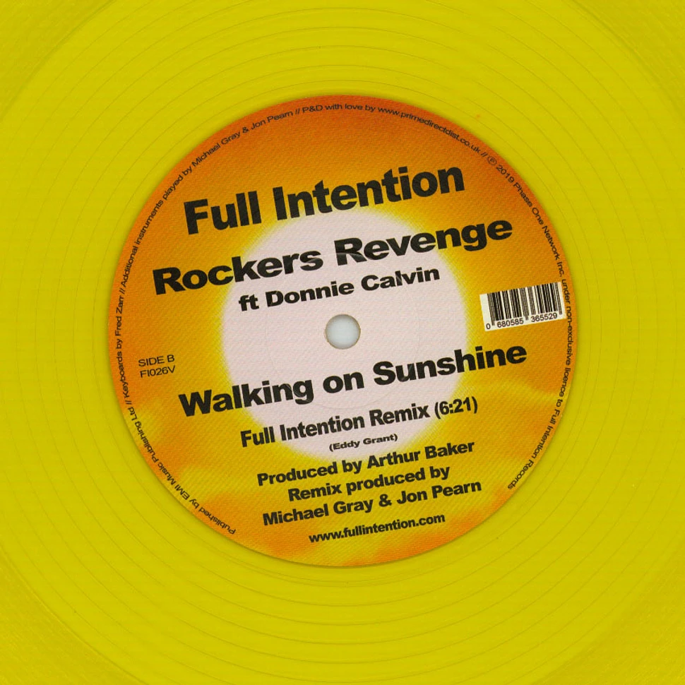 Rockers Revenge - Walking On Sunshine Feat. Donnie Calvin Yellow Vinyl Edition