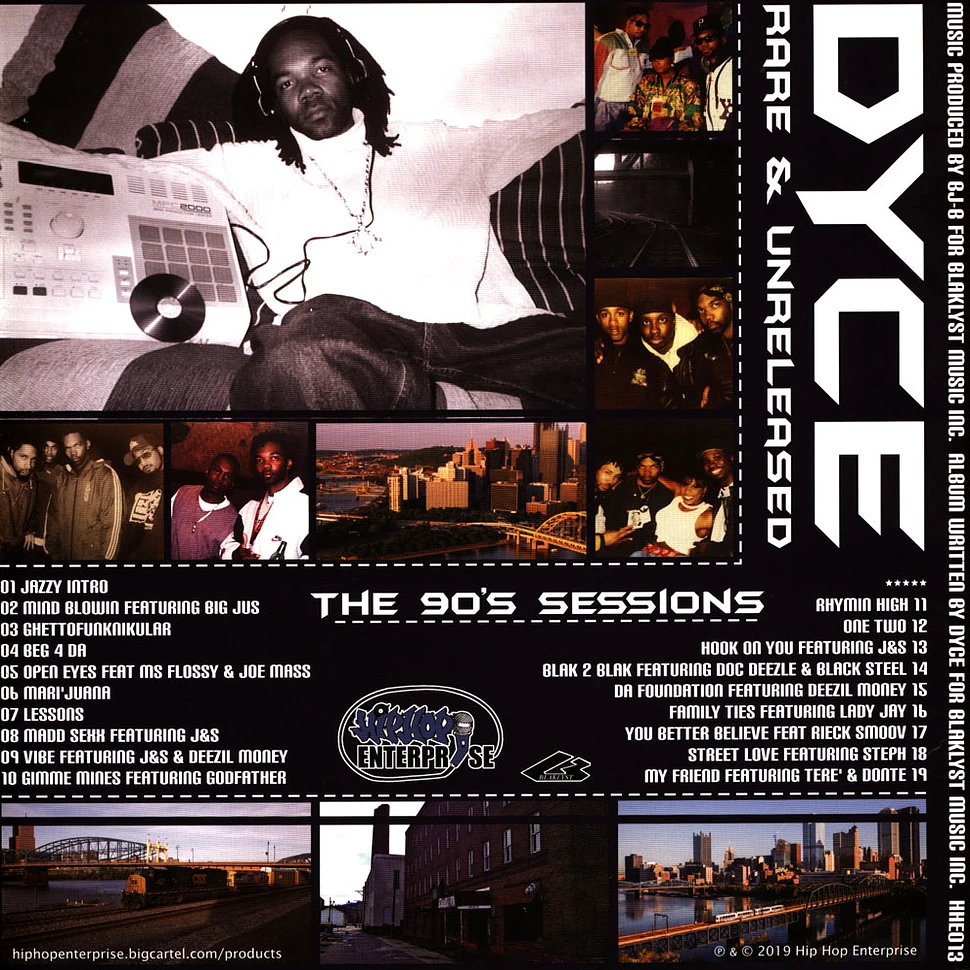 Dyce - Rare & Unreleased - The 90's Sessions Black Vinyl Edition