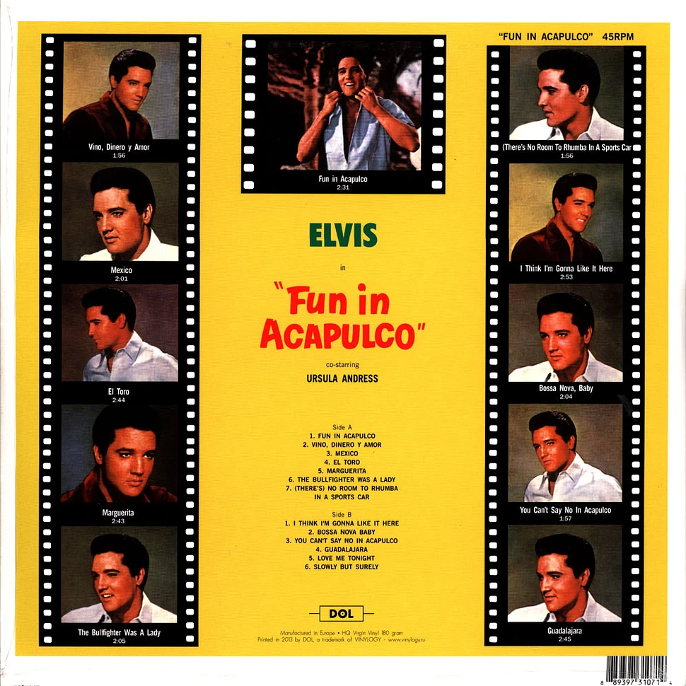 Elvis Presley - Fun In Acapulco Gatefold Sleeve Edition