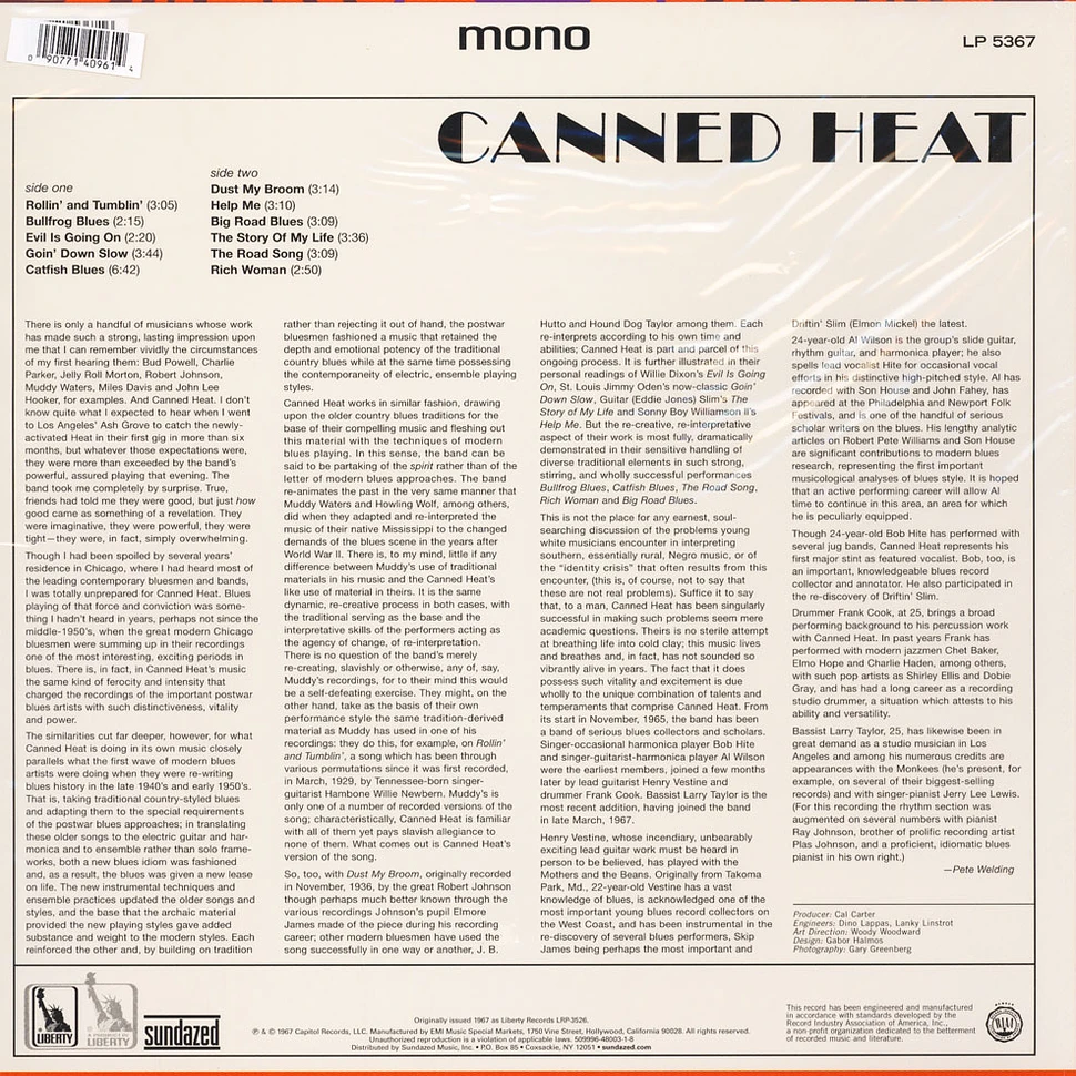 Canned Heat - Canned Heat Gold Vinyl Edition
