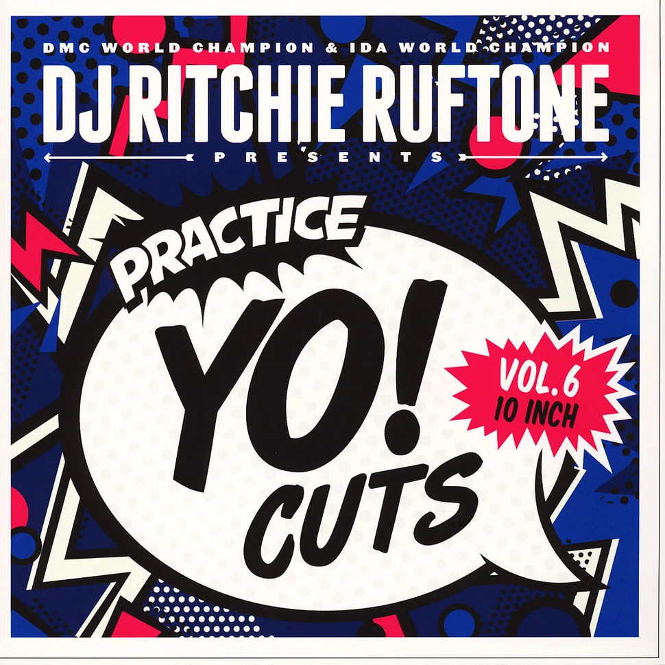 DJ Ritchie Ruftone - Practice Yo! Cuts Volume 6 Blue Vinyl Edition