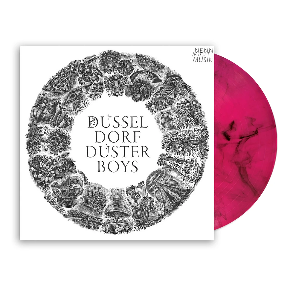 The Düsseldorf Düsterboys - Nenn Mich Musik HHV Exclusive Limited Marbled Pink Vinyl Edition