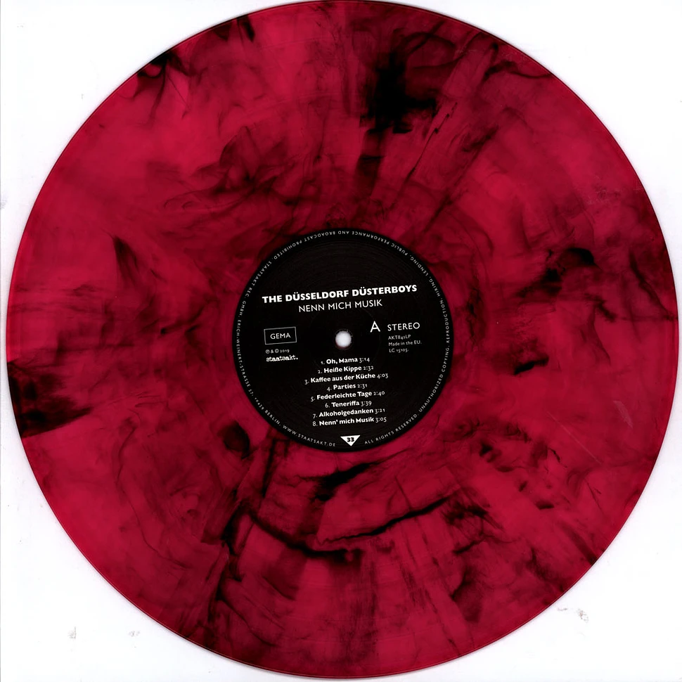 The Düsseldorf Düsterboys - Nenn Mich Musik HHV Exclusive Limited Marbled Pink Vinyl Edition