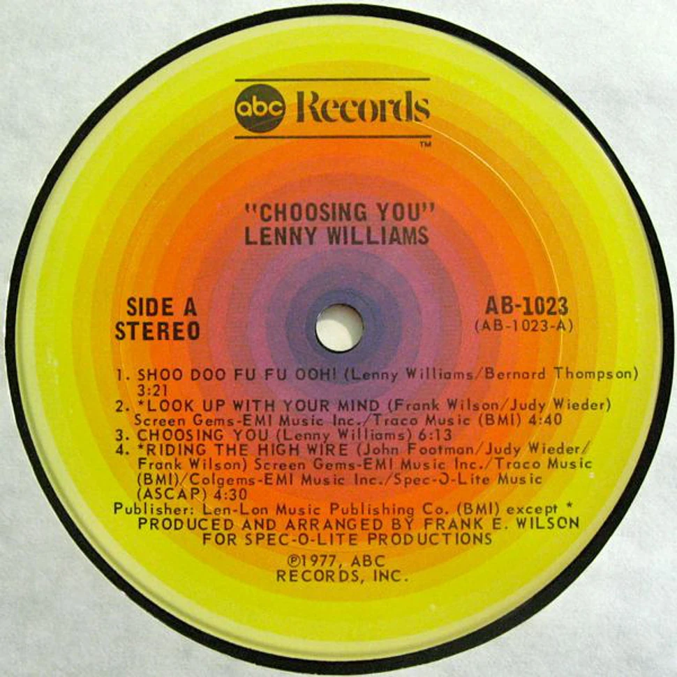 Lenny Williams - Choosing You