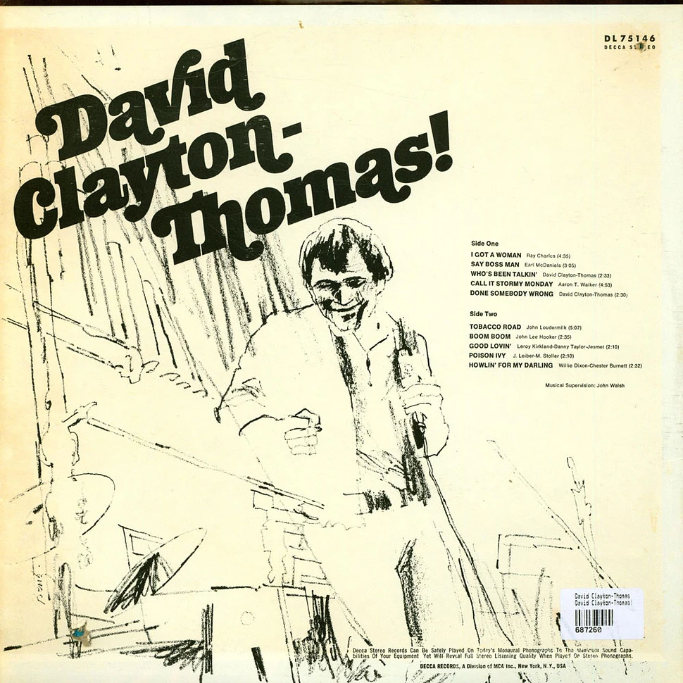 David Clayton-Thomas - David Clayton-Thomas!