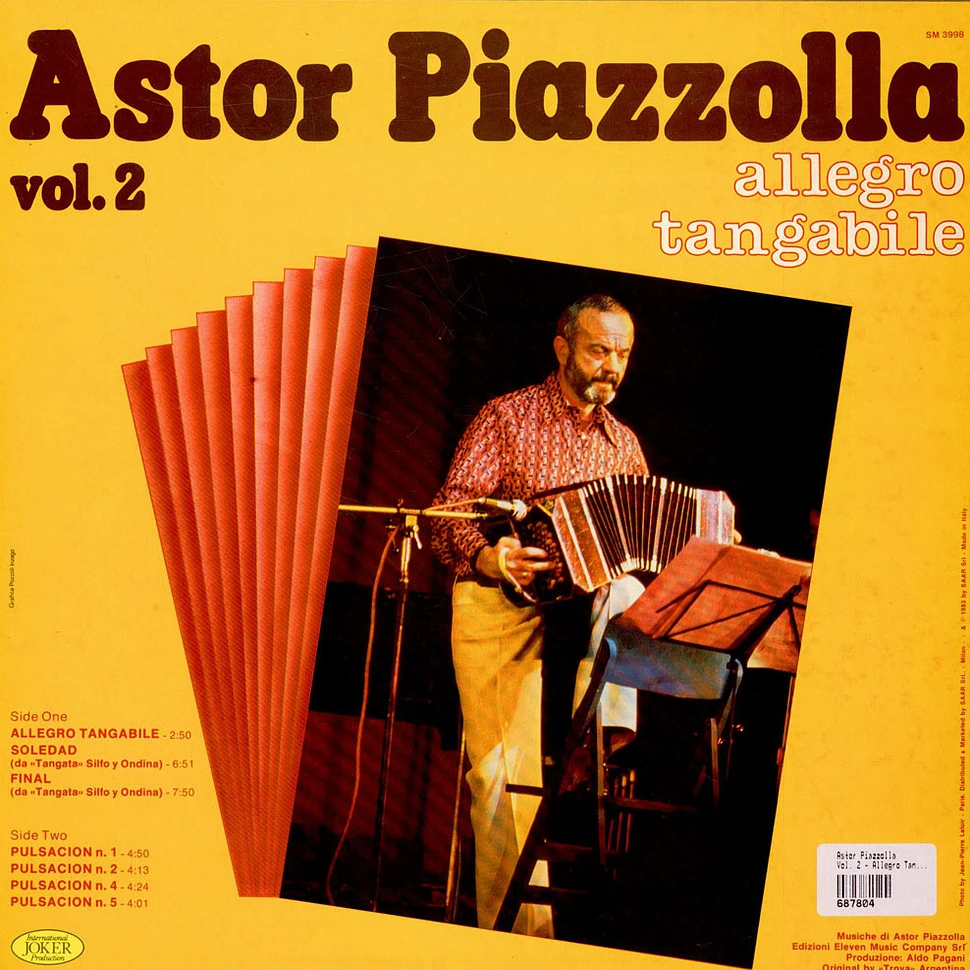 Astor Piazzolla - Vol. 2 - Allegro Tangabile