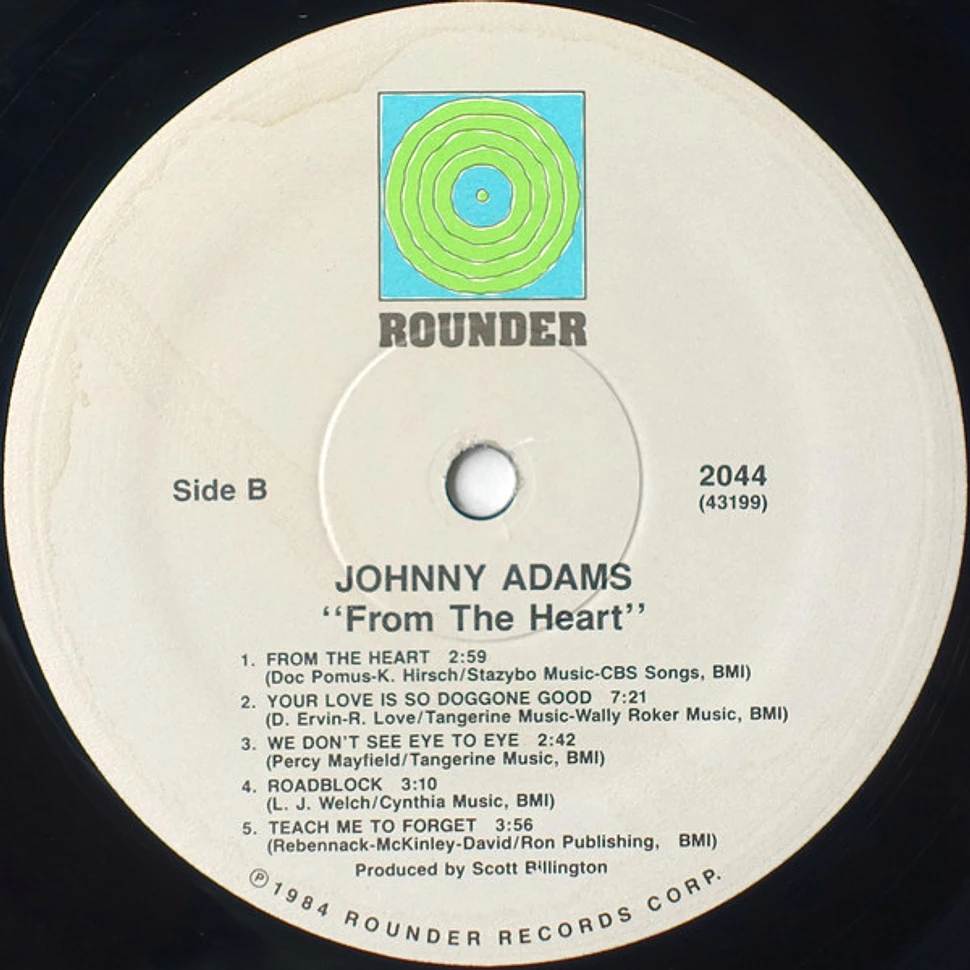 Johnny Adams - From The Heart