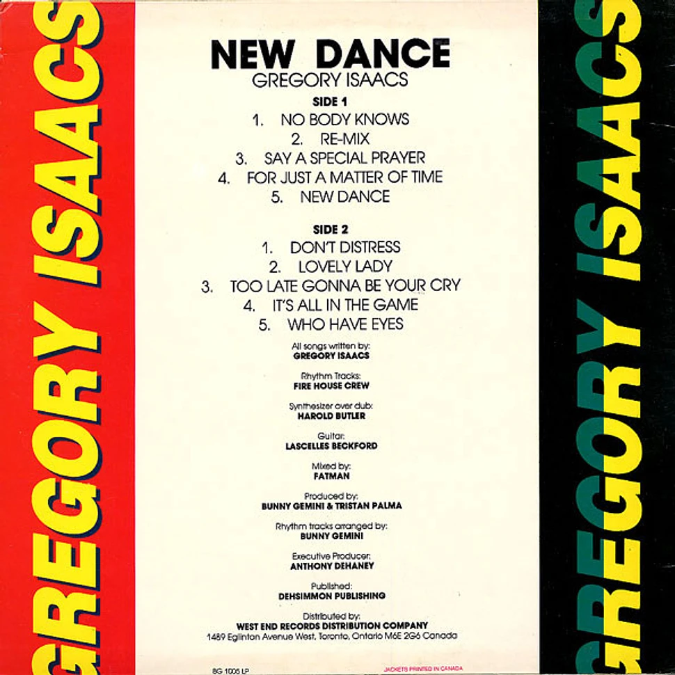 Gregory Isaacs - New Dance