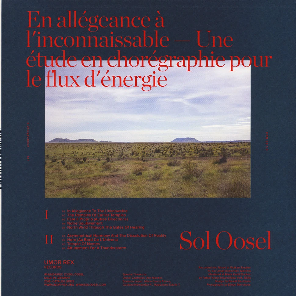 Sol Oosel - En Allegeance À L'inconnaissable - Une Étude En Choregraphie Pour Le Flux D'énergie