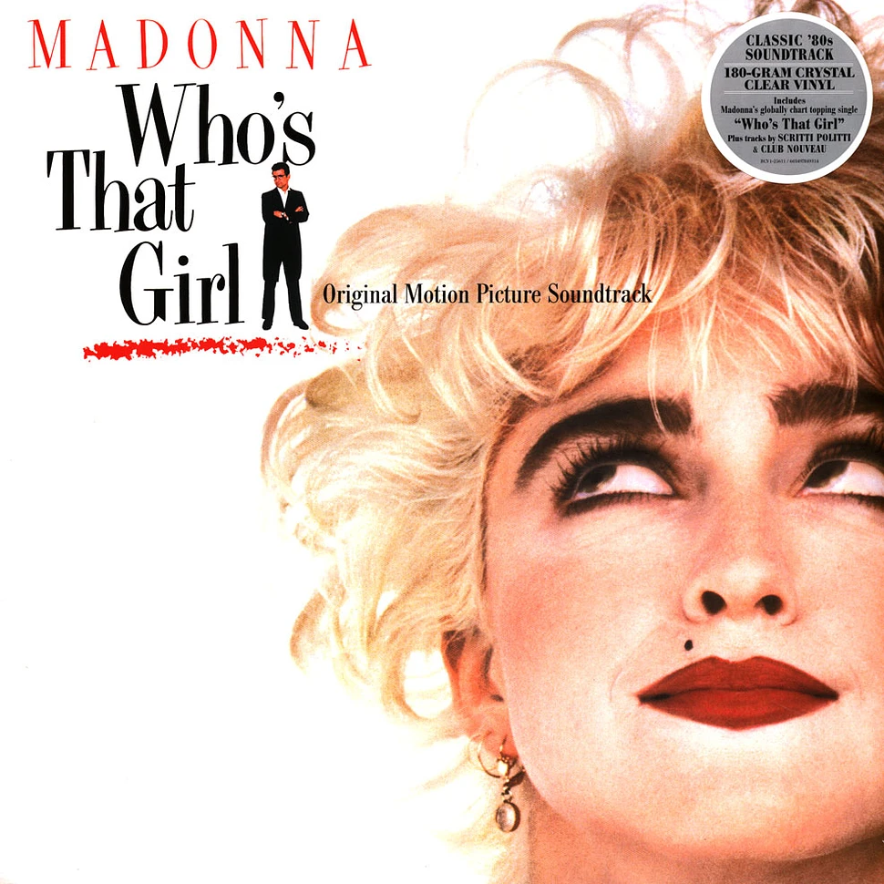 Madonna - OST Who's That Girl Crystal Clear Vinyl Edition