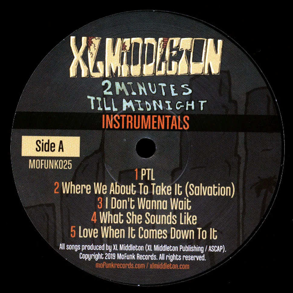 XL Middleton - 2 Minutes Till Midnight Instrumentals
