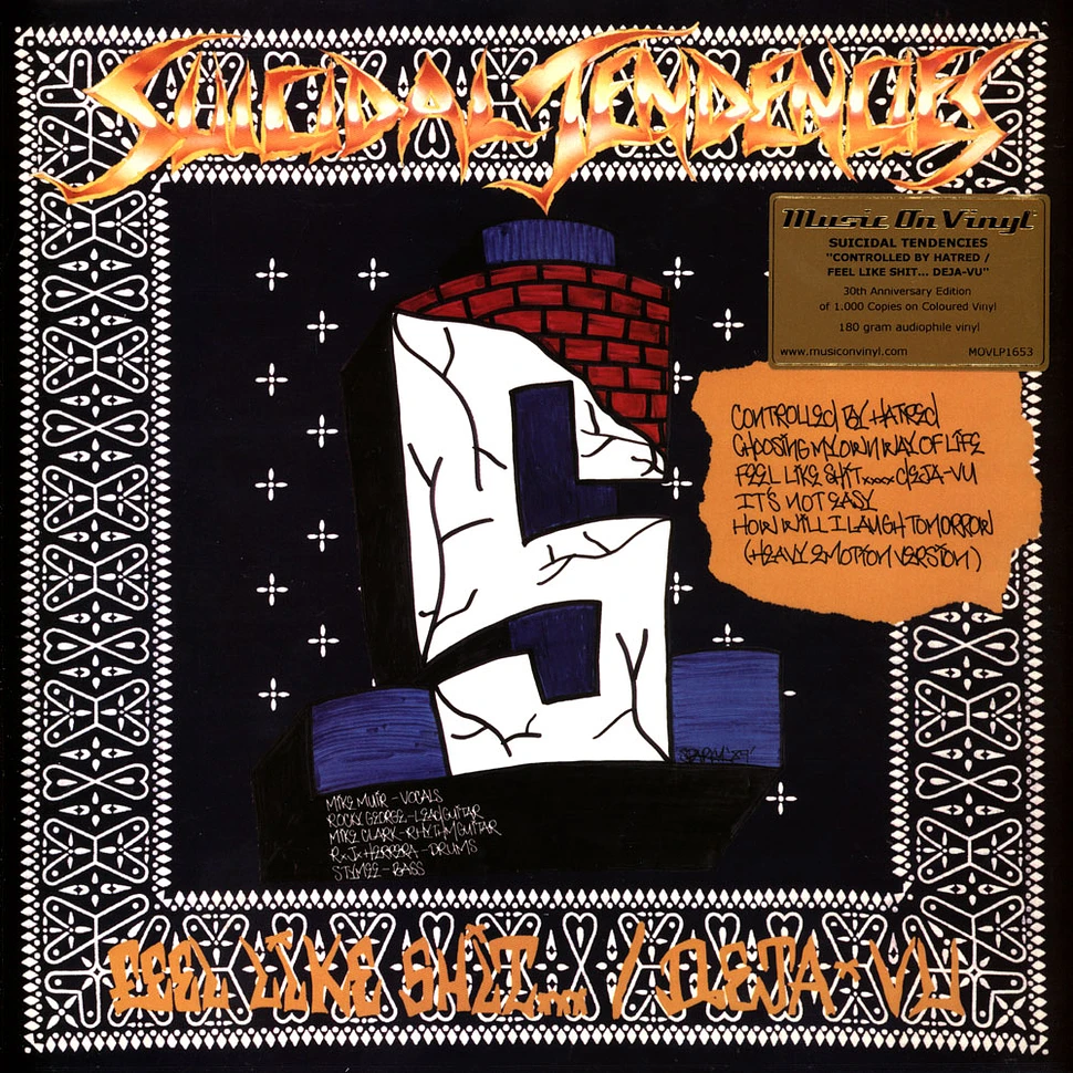 Suicidal Tendencies - Controlled By Hatred / Feel Like Shit... Deja Vu Colored Vinyl Edition