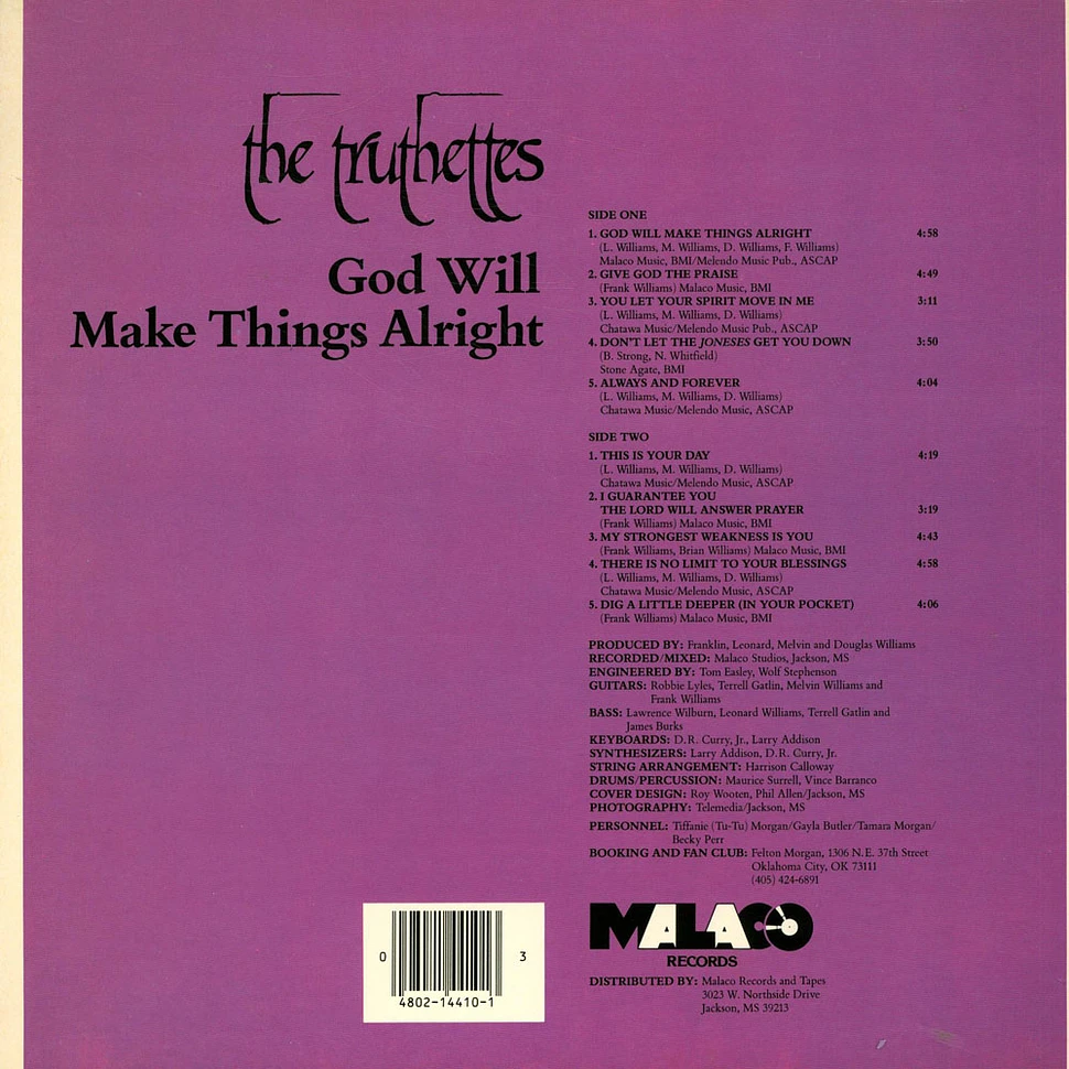 The Truthettes - God Will Make Things Alright