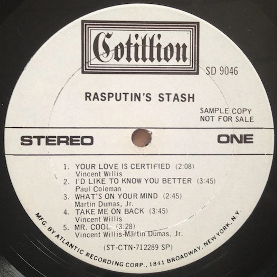 Rasputin's Stash - Rasputin's Stash