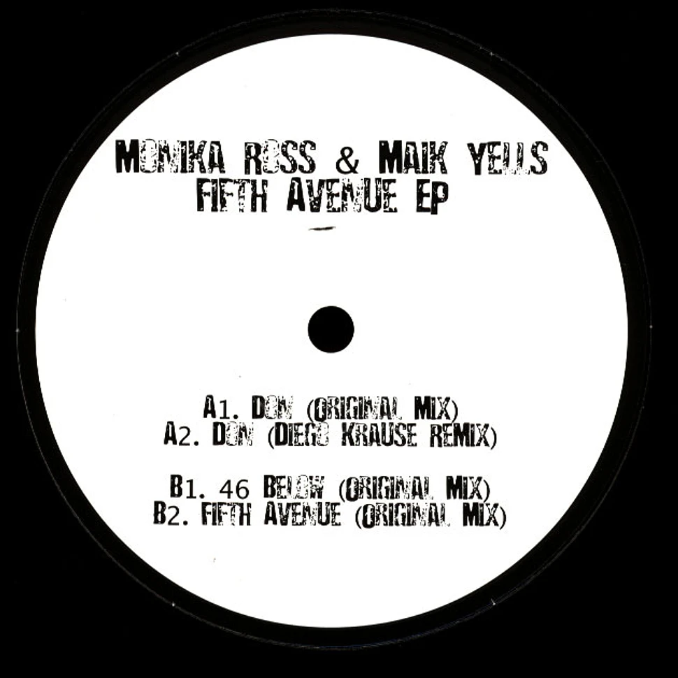 Monika Ross & Maik Yells - Fifth Avenue EP