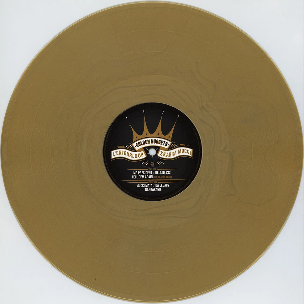 L'Entourloop - Golden Nuggets Feat. Skarra Mucci Gold Vinyl Edition