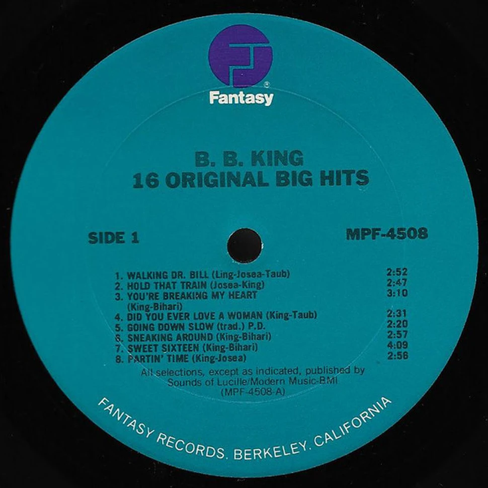 B.B. King - 16 Original Big Hits
