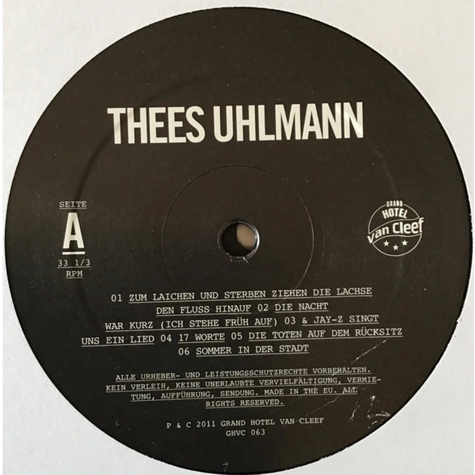 Thees Uhlmann - Thees Uhlmann