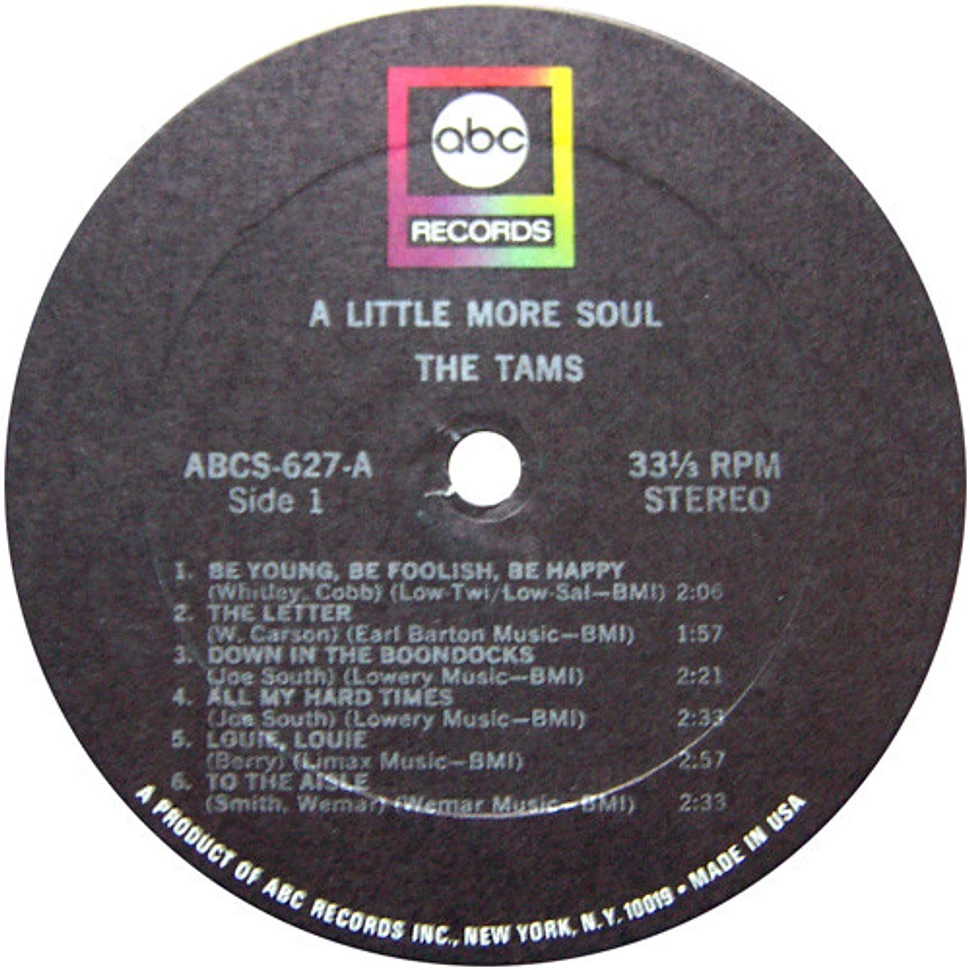 The Tams - A Little More Soul