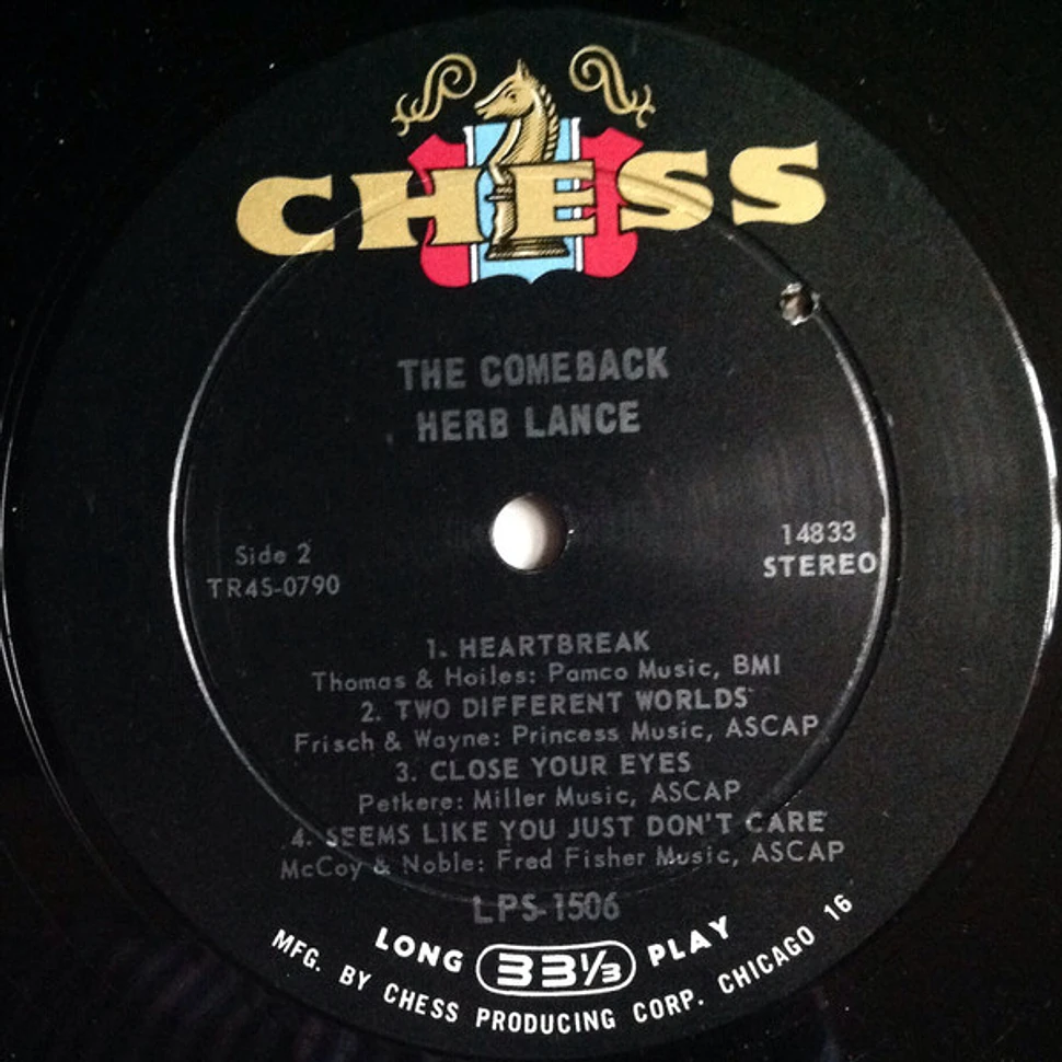 Herb Lance - The Comeback