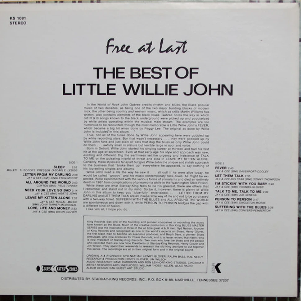Little Willie John - Free At Last