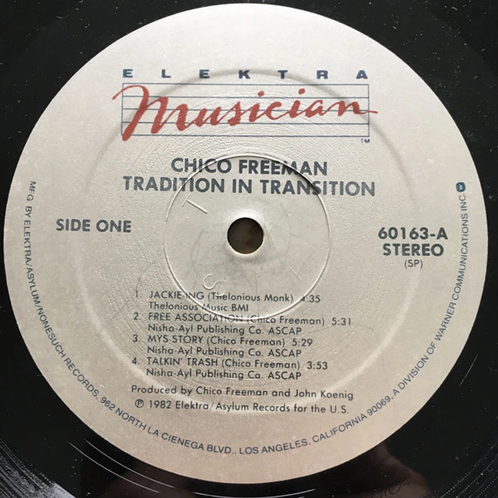 Chico Freeman - Tradition In Transition