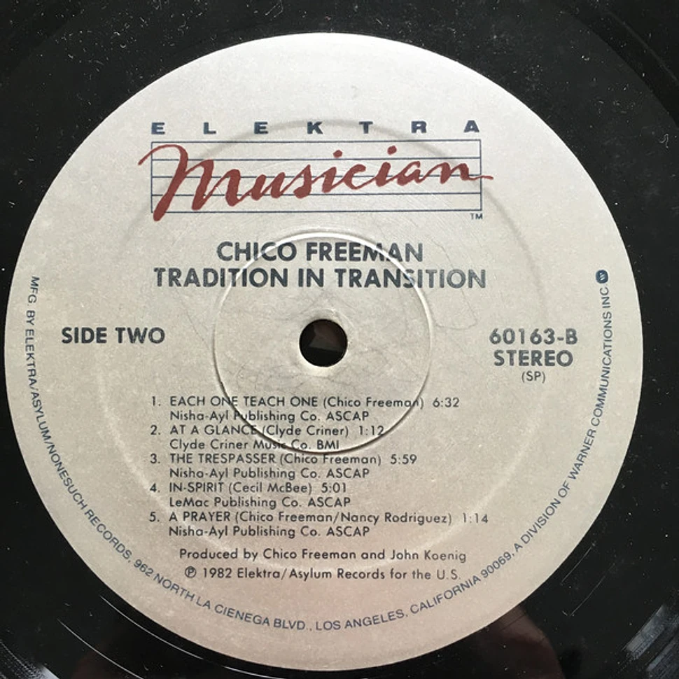 Chico Freeman - Tradition In Transition