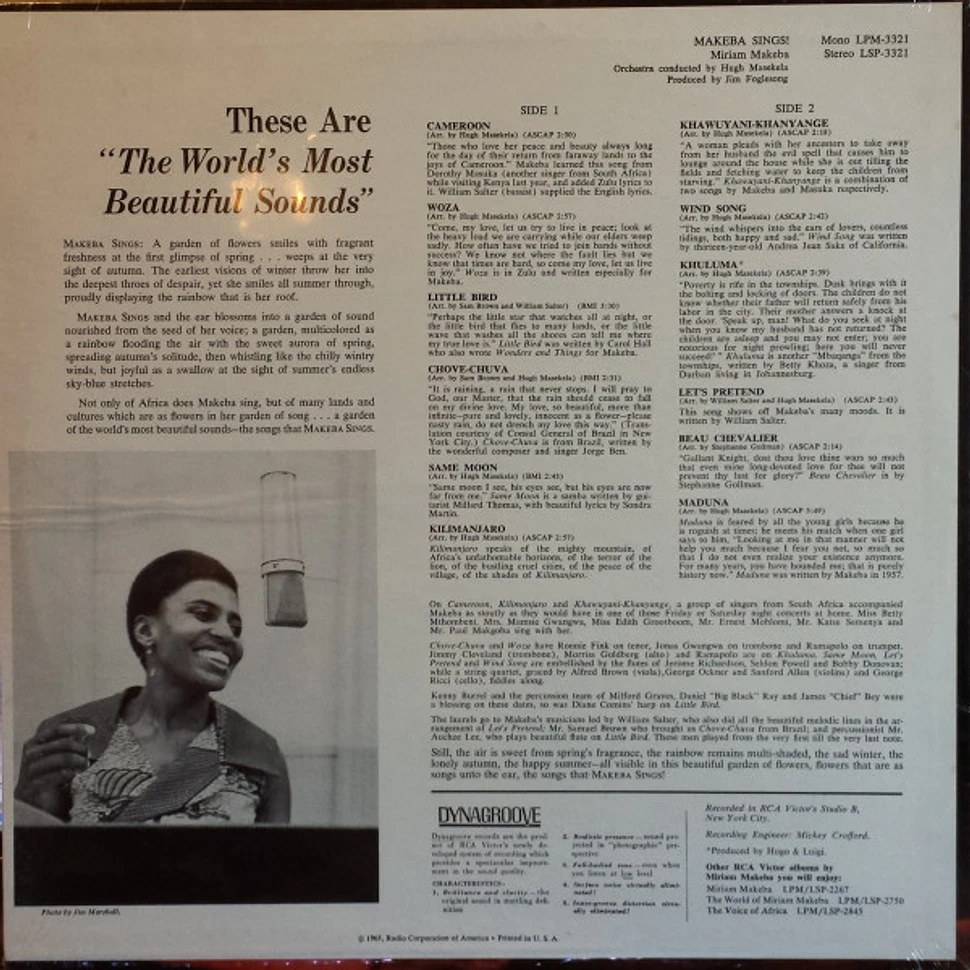 Miriam Makeba - Makeba Sings!