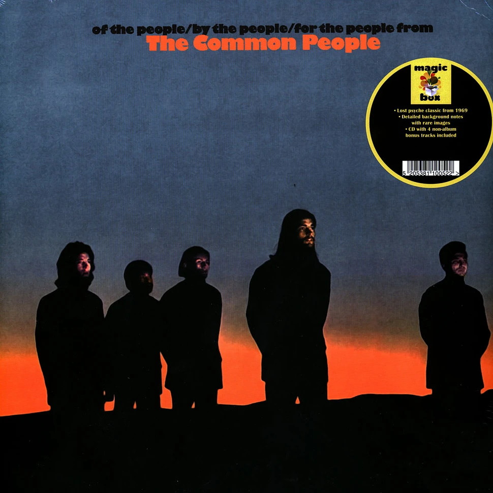 The Common People - Of The People / By The People / For The People From